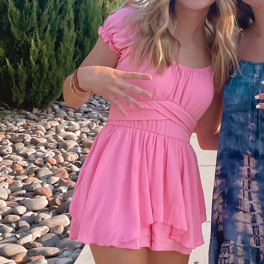 pink altered state romper
